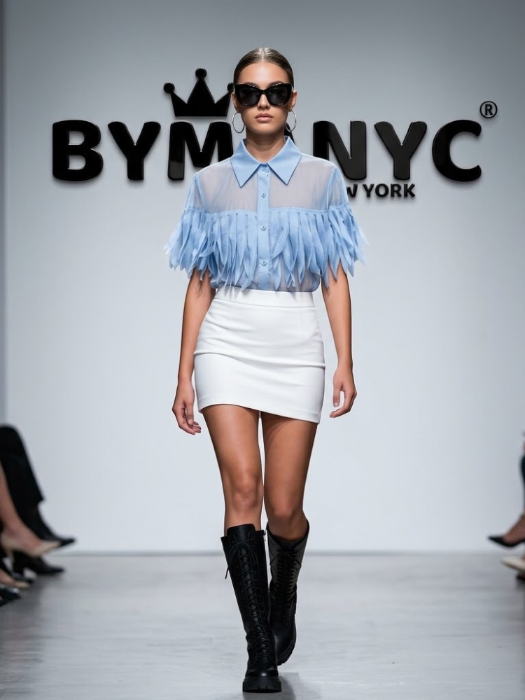 WOMEN'S BLOUSE Elegant Ecological Prêt-À-Porter New Collection UPPER EAST SIDE BYMANYC ® New York