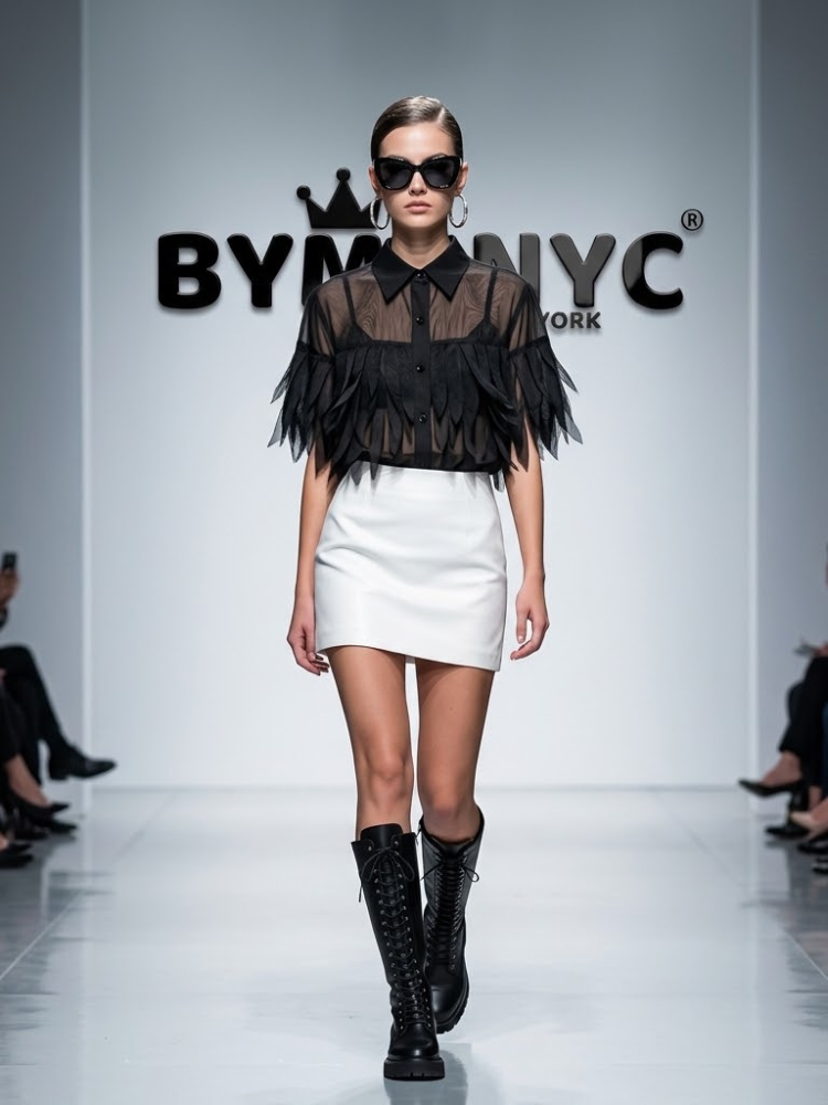 WOMEN'S BLOUSE Elegant Ecological Prêt-À-Porter New Collection UPPER EAST SIDE BYMANYC ® New York