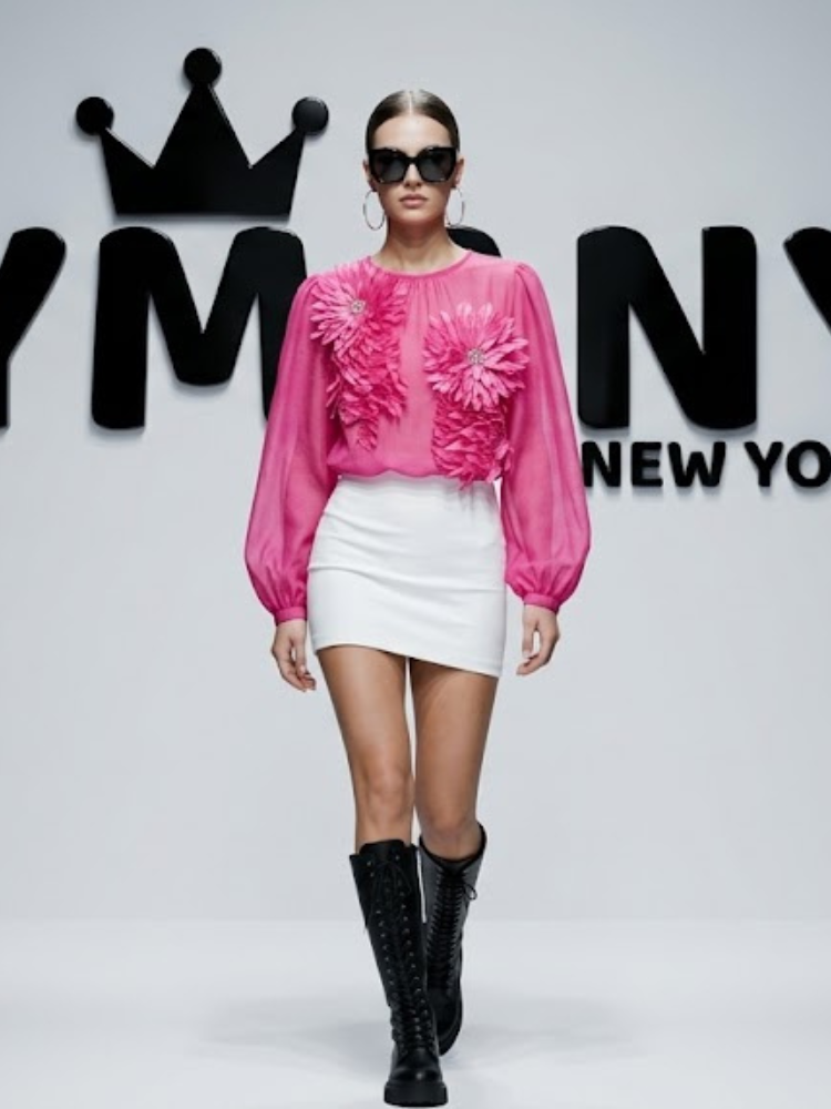 WOMEN'S BLOUSE Elegant Ecological Prêt-À-Porter New Collection MADISON AVENUE BYMANYC ® New York