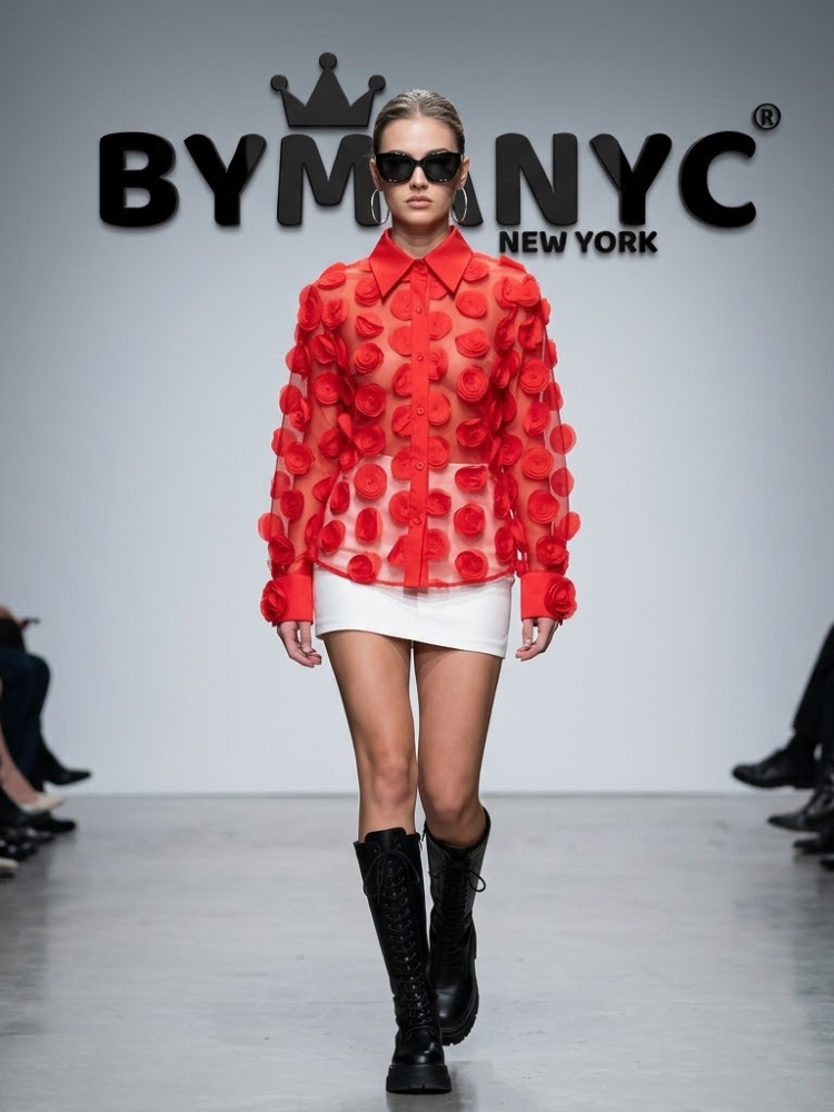 WOMEN'S BLOUSE Elegant Ecological Prêt-À-Porter New Collection TRIBECA BYMANYC ® New York