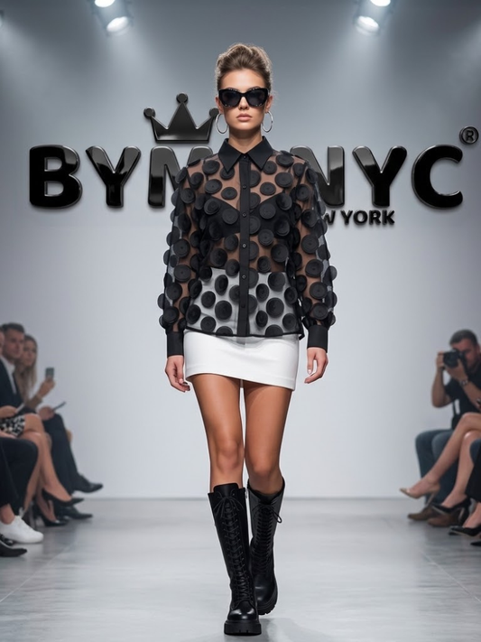 WOMEN'S BLOUSE Elegant Ecological Prêt-À-Porter New Collection TRIBECA BYMANYC ® New York