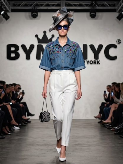 WOMEN'S BLOUSE Ecological Prêt-À-Porter New Collection SOHO BYMANYC ® New York