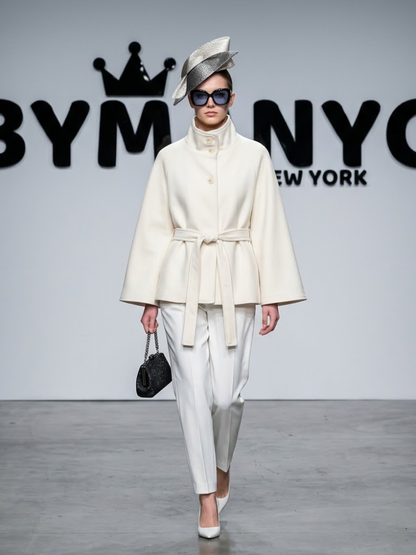 WOMEN'S CAPE JACKET Ecological Prêt-À-Porter New Collection CHELSEA BYMANYC ® New York