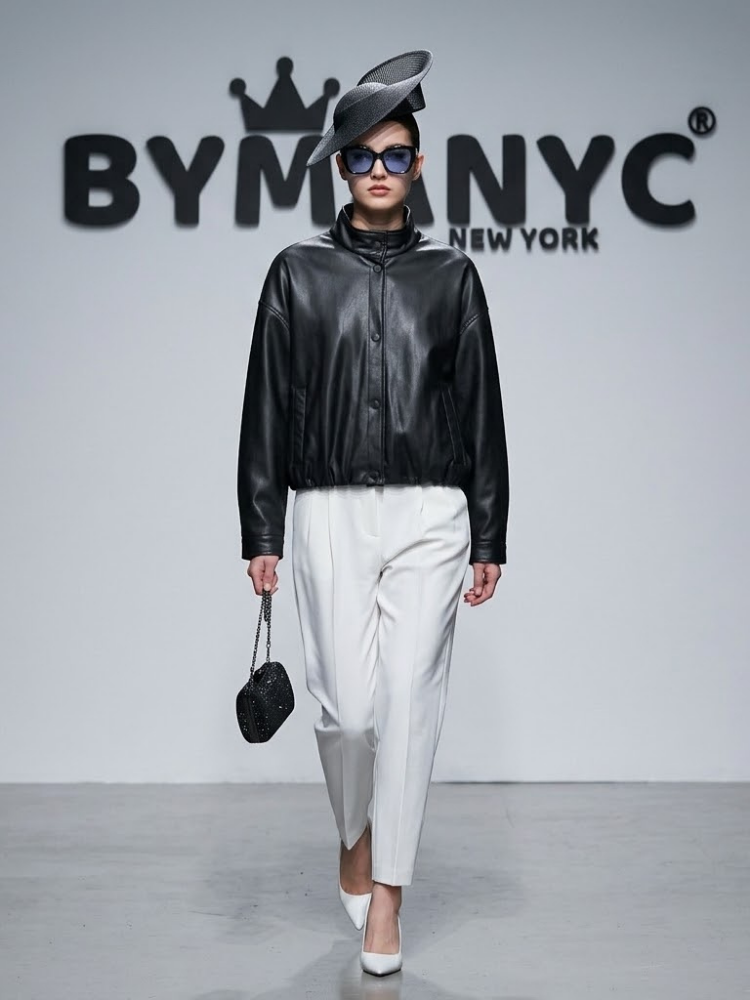 WOMEN'S JACKET Ecological HERALD SQUARE New Collection Top Trendy BYMANYC ® New York