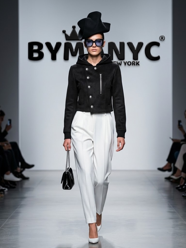 WOMEN'S JACKET Ecological Prêt-À-Porter New Collection GREENWICH VILLAGE BYMANYC ® New York