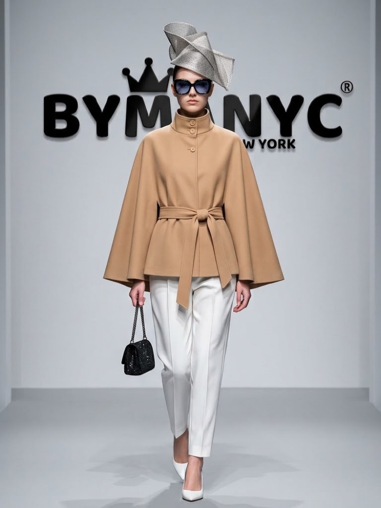 WOMEN'S CAPE JACKET Ecological Prêt-À-Porter New Collection TRIBECA BYMANYC ® New York