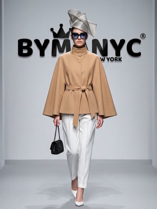 WOMEN'S CAPE JACKET Ecological Prêt-À-Porter New Collection TRIBECA BYMANYC ® New York