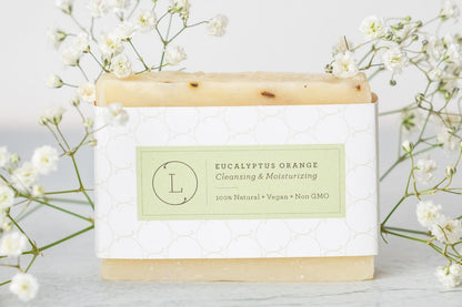 Eucalyptus Handmade Soap Bars – Natural Vegan Set of 2