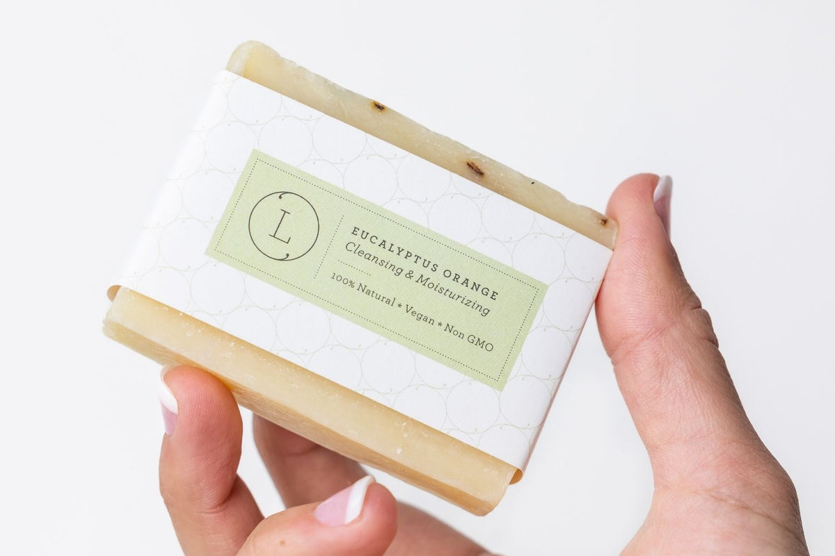 Eucalyptus Handmade Soap Bars – Natural Vegan Set of 2