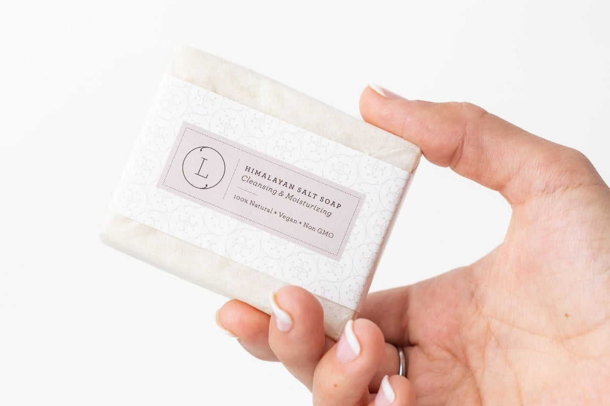 Himalayan Salt Soap Bars – Natural Unscented Vegan Set of 2