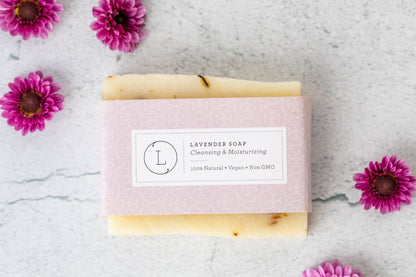 2 X Natural Handmade Soap Bars With Essential Oils – Choose a Scent