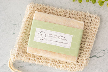 Lemongrass Handmade Soap Bars – Natural Vegan Set of 2