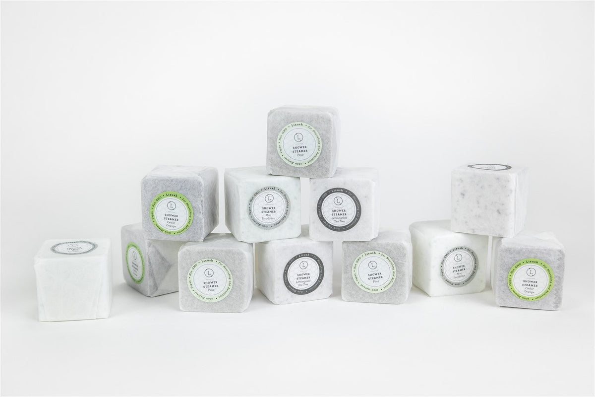 Earthy Shower Steamer Gift Box – 5 Natural Steamers