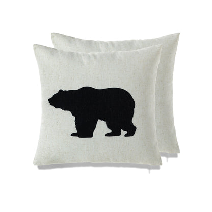 Cottage Icons Throw Pillow - Set of 2 Pcs