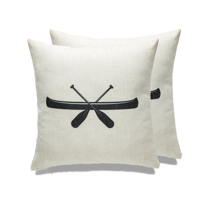 Cottage Icons Throw Pillow - Set of 2 Pcs