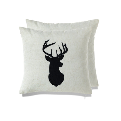 Cottage Icons Throw Pillow - Set of 2 Pcs