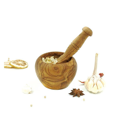 Olivewood Mortar & Pestle