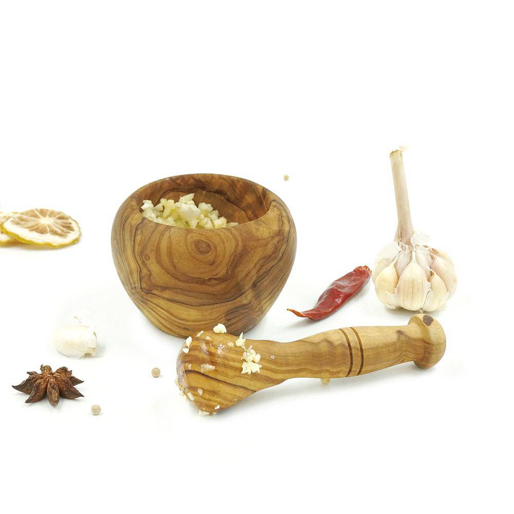 Olivewood Mortar & Pestle