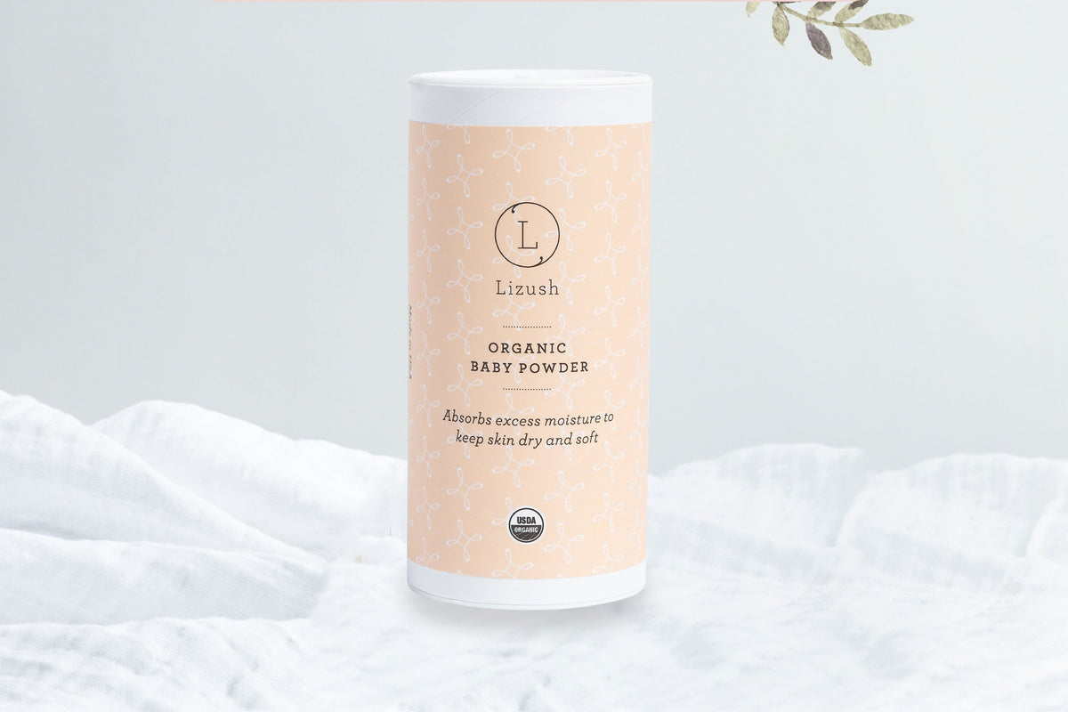 USDA Organic Baby Powder – Talc-Free, 2-Pack