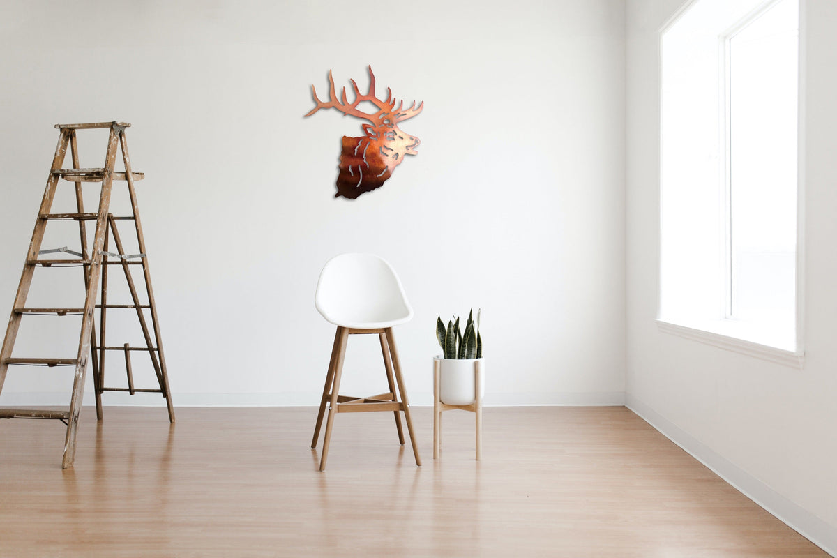 Calling Stag Metal Wall Art