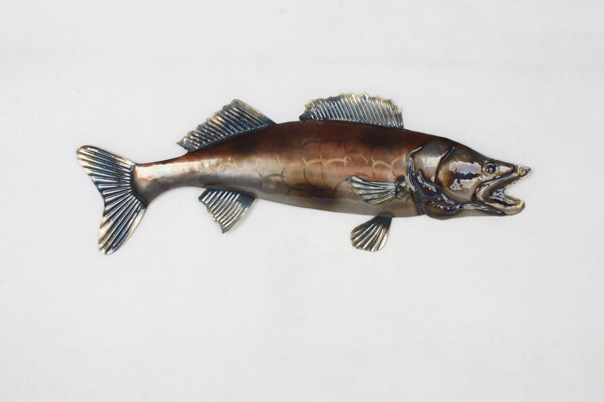 Lake Fish  Metal Wall Art  23"x8"