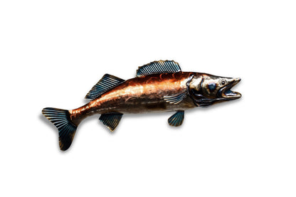 Lake Fish  Metal Wall Art  23"x8"
