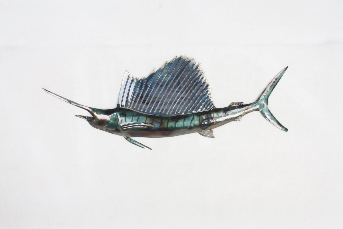 Swordfish Metal Wall Art  32"x12"