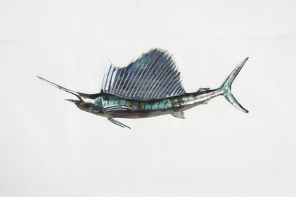 Swordfish Metal Wall Art  32"x12"