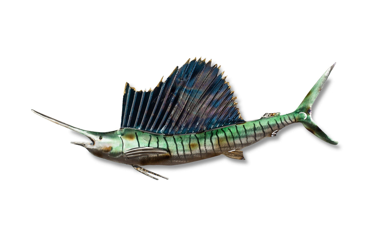 Swordfish Metal Wall Art  32"x12"