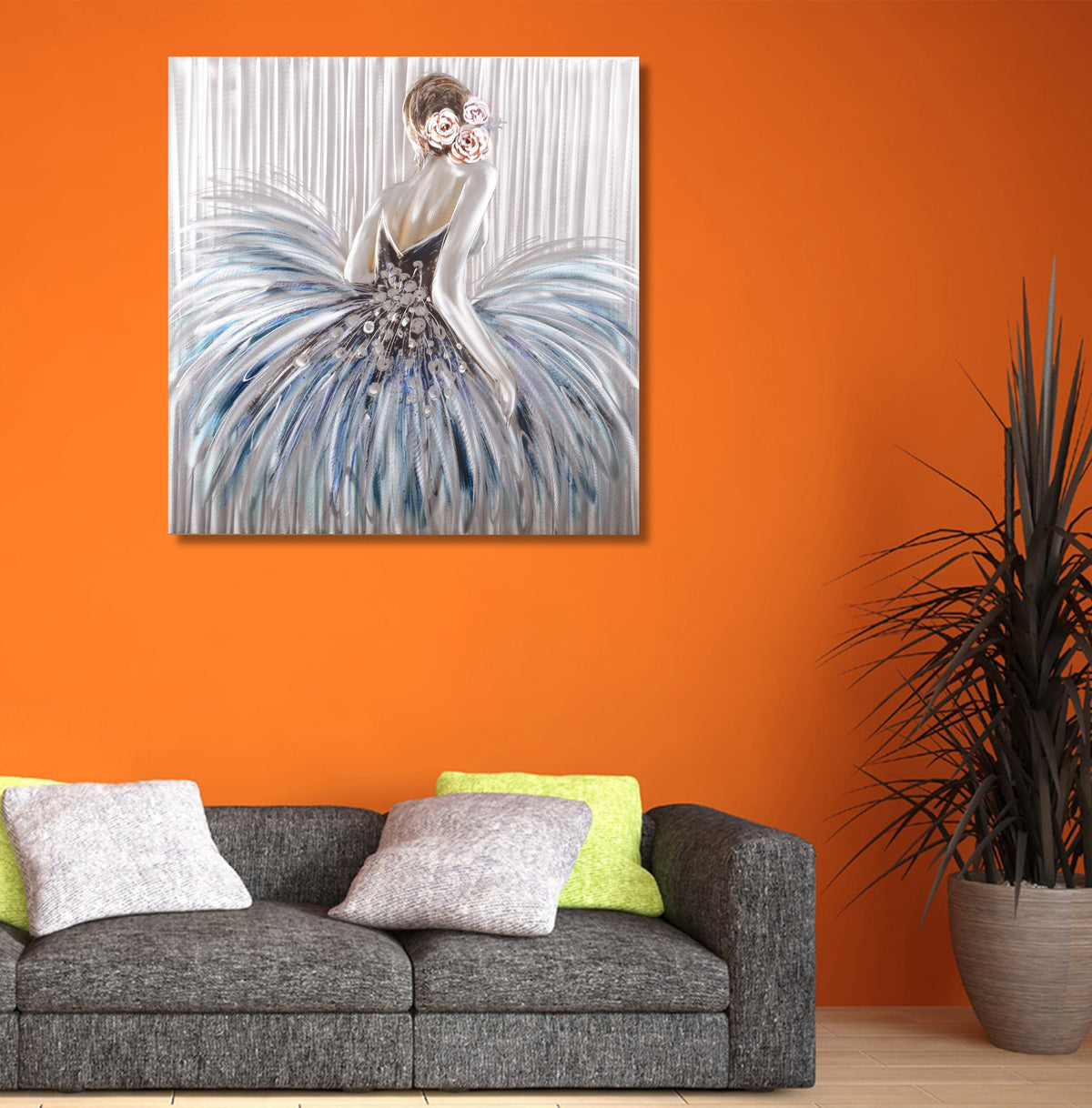 Blue Ballet Dancer