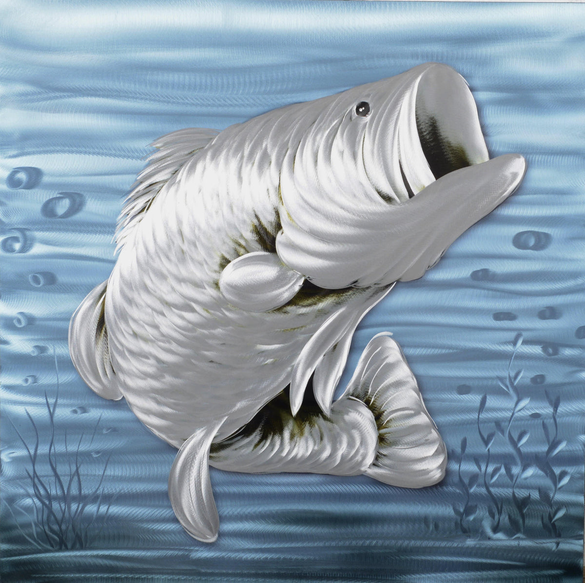 Largemouth Bass Metal Wall Art
