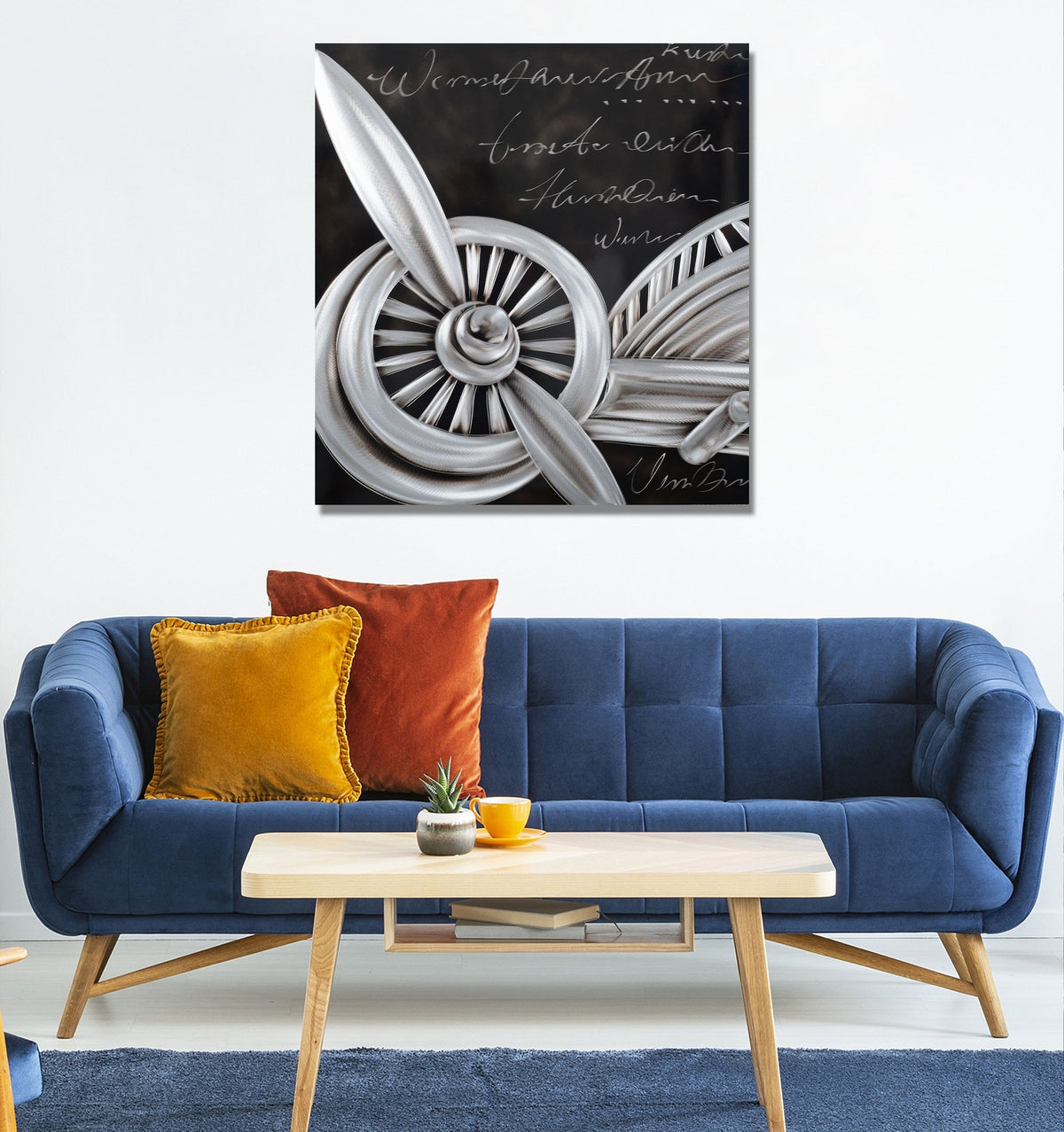 Starboard Wing Metal Wall Art