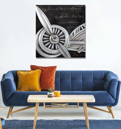 Starboard Wing Metal Wall Art
