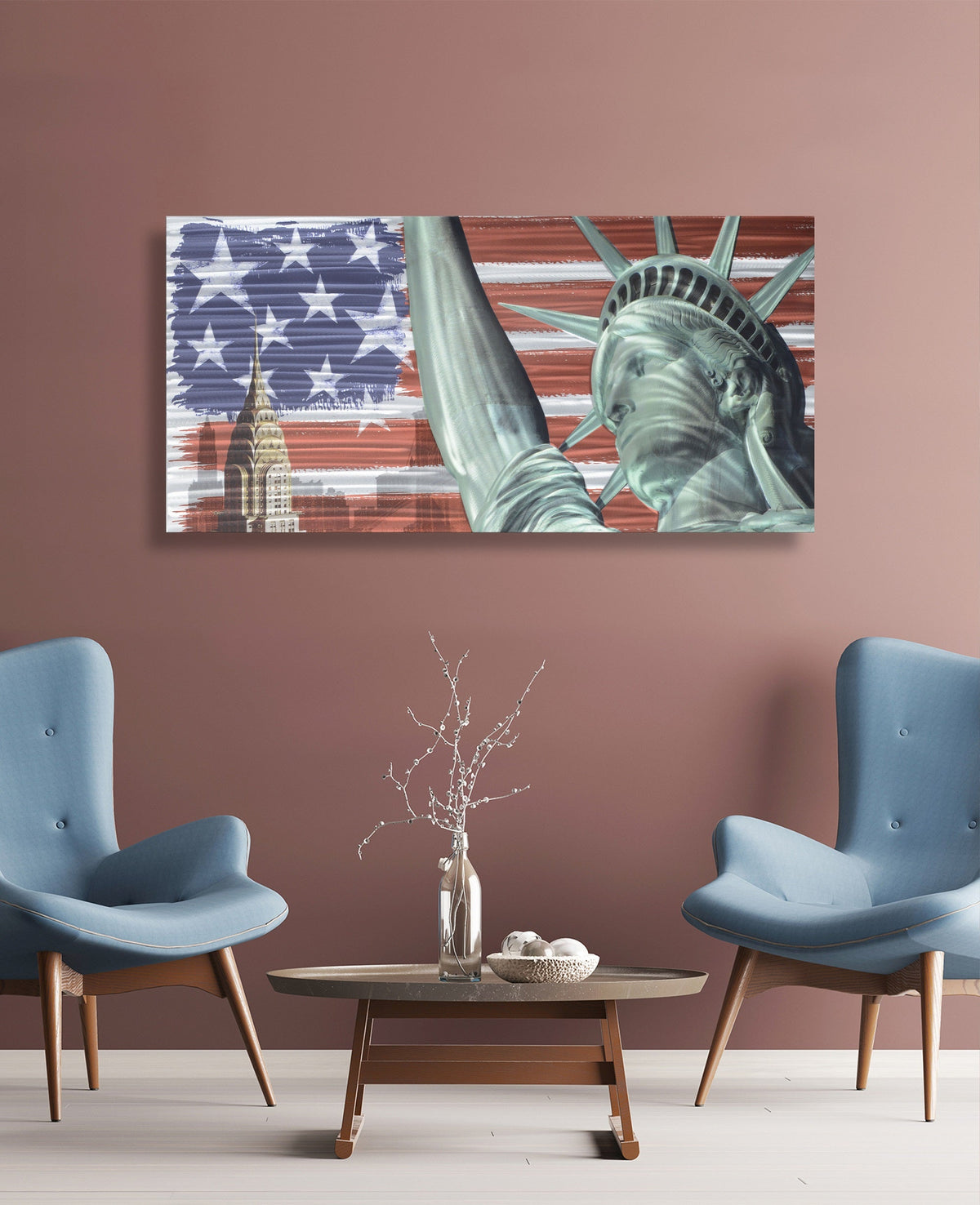 America's Pride and Beauty Metal Wall Art