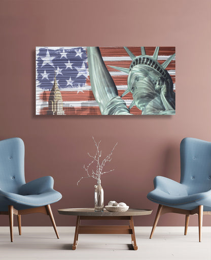 America's Pride and Beauty Metal Wall Art
