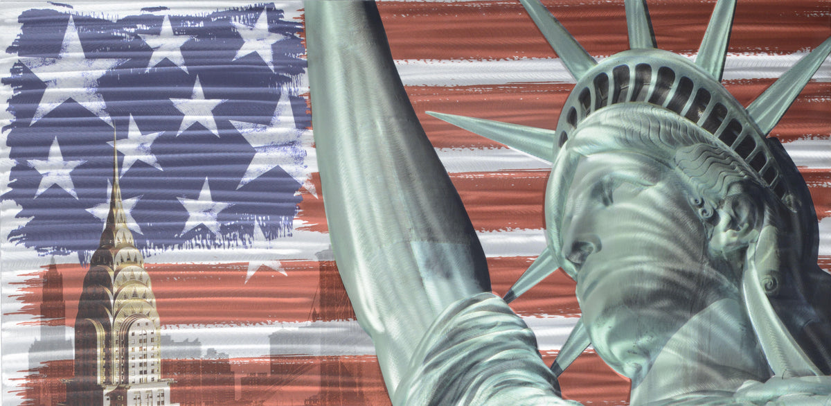America's Pride and Beauty Metal Wall Art