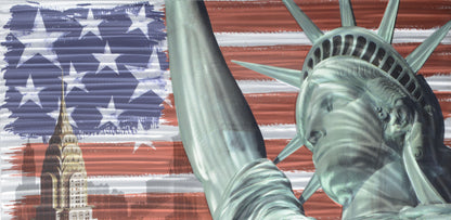 America's Pride and Beauty Metal Wall Art