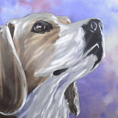 The Proud Beagle Metal Wall Art