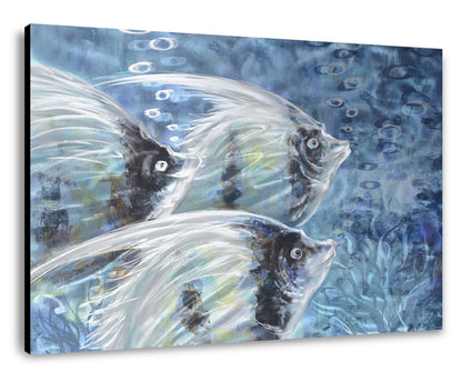 Grouping Angelfish (Small Size) Metal Wall Art