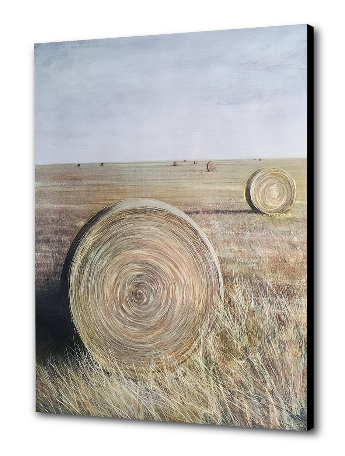 Bales of Hay Metal Wall Art