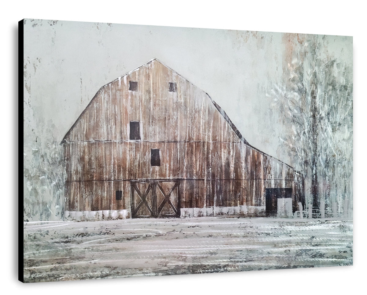 Barn House Metal Wall Art