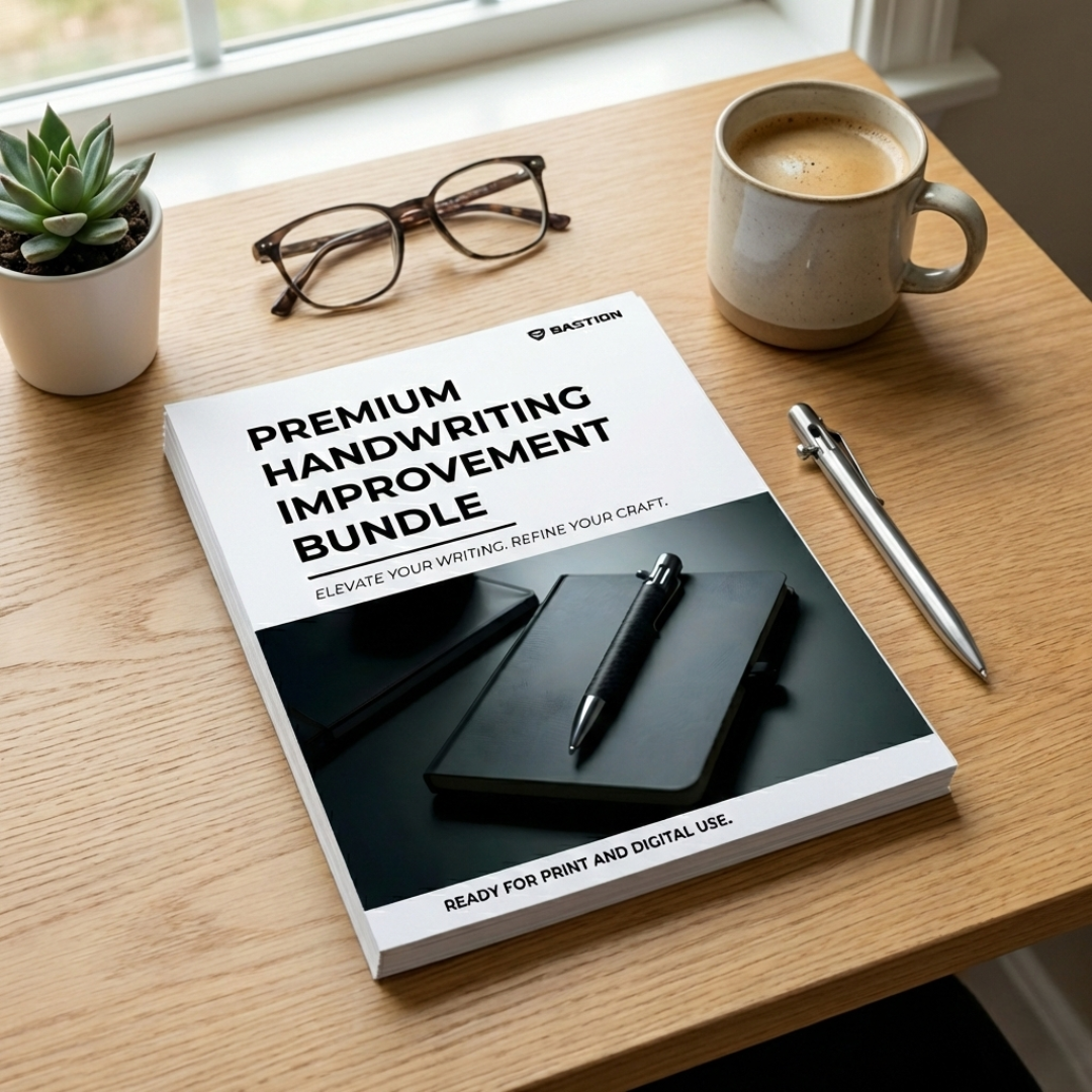PREMIUM HANDWRITING IMPROVEMENT BUNDLE E-WORKBOOK by BASTION®