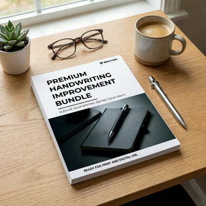 PREMIUM HANDWRITING IMPROVEMENT BUNDLE E-WORKBOOK by BASTION®