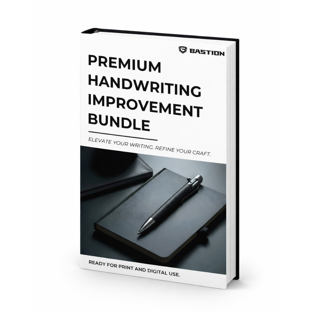 PREMIUM HANDWRITING IMPROVEMENT BUNDLE E-WORKBOOK by BASTION®