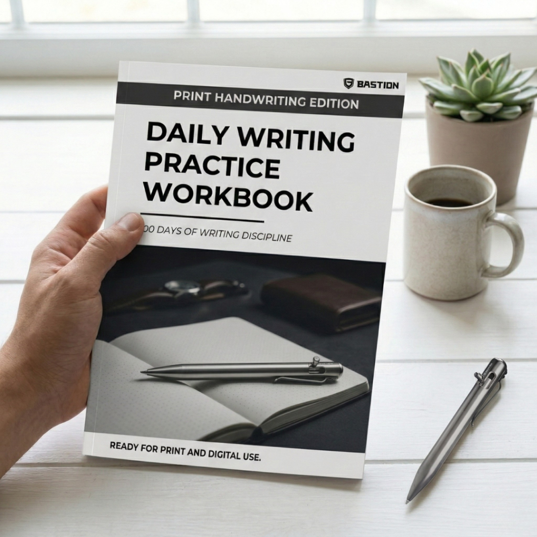 PRINT HANDWRITING - Daily Writing Practice E-Workbook by BASTION®