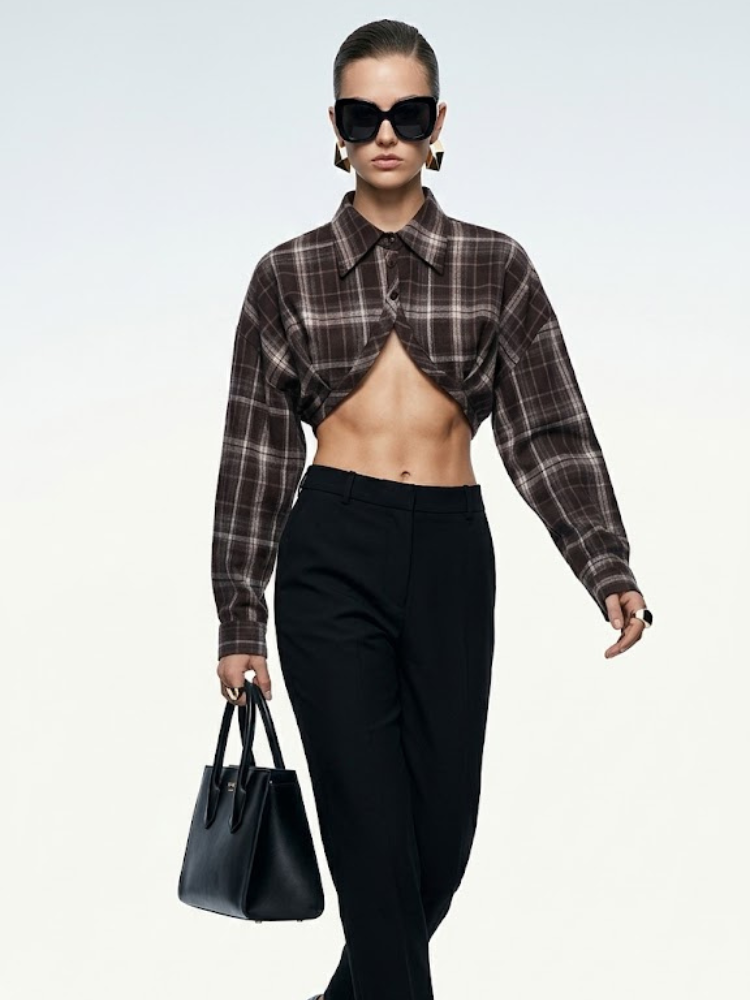 Crop Top Shirt Woman BYMANYC ® New York BOWERY GRUNGE - New Collection