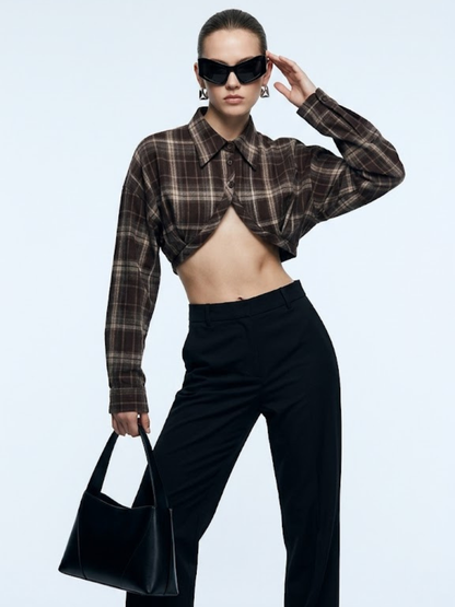 Crop Top Shirt Woman BYMANYC ® New York BOWERY GRUNGE - New Collection