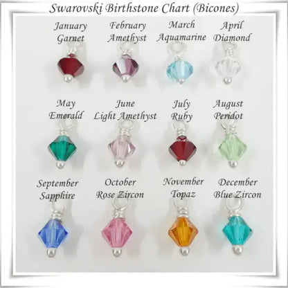 Pearl Crystal Birthstone Necklace by Alexa Martha