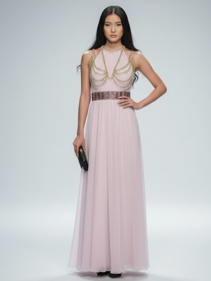 Pink Long Gala Dress MIDTOWN: Prêt-À-Porter Line BYMANYC ® New York