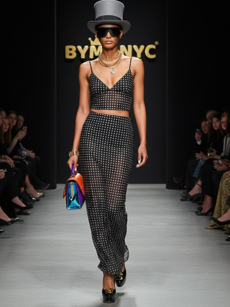 Polka Dot Mesh Set • SOHO New Collection BYMANYC ® New York
